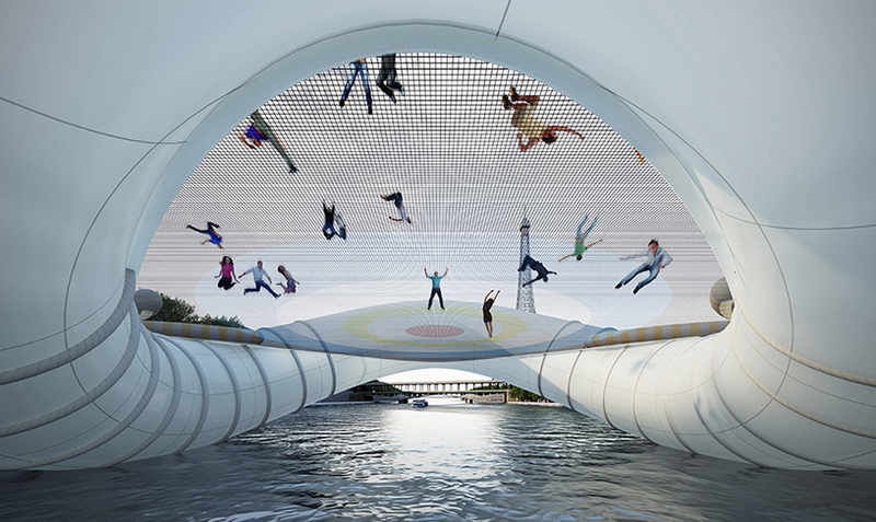 Illustration for article titled In the future, everything will be made from trampolines